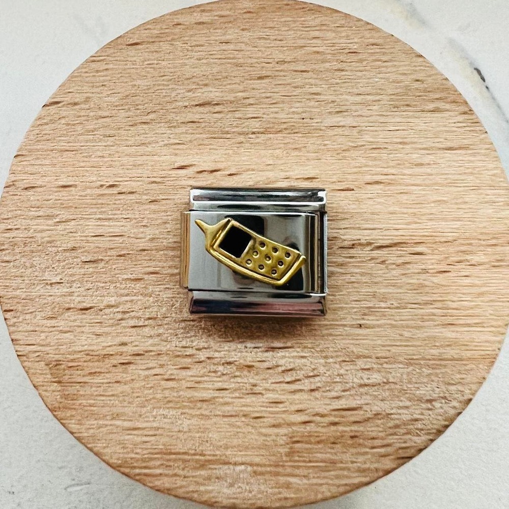 Cellphone Italian Charm Bracelet Link